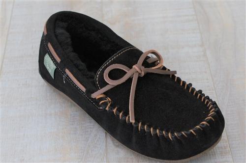 Women's Soft Sole Genuine Moose Hide Leather Beaded Moccasin Slippers –  Leather-Moccasins